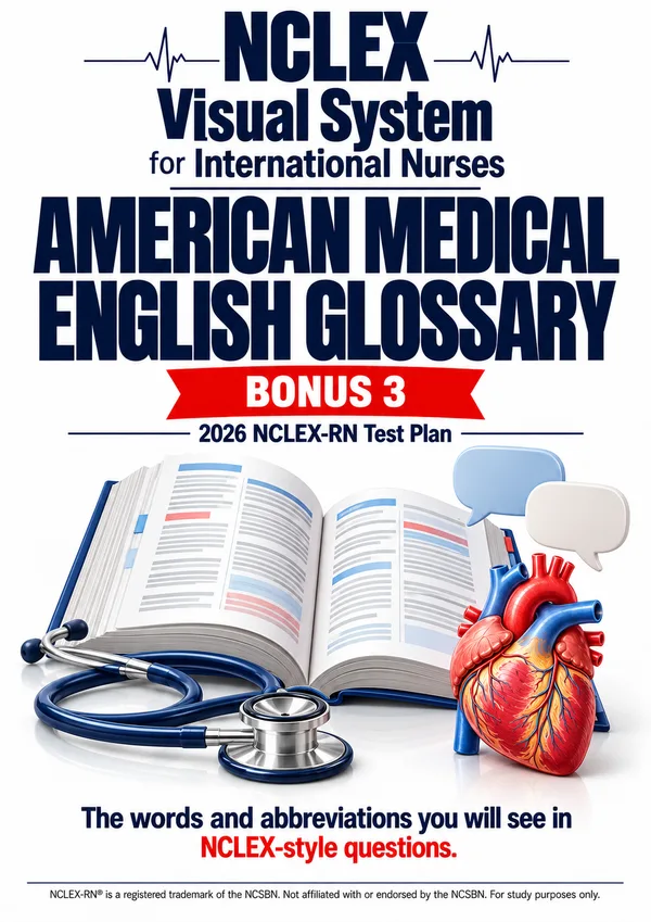 Bonus 3: American Medical English Glossary cover